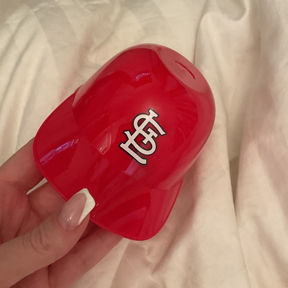 Red STL Baseball Mini Helmet memorabilia